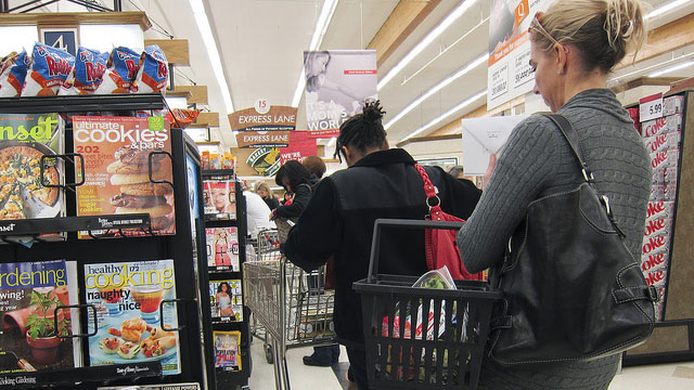 women out shopping