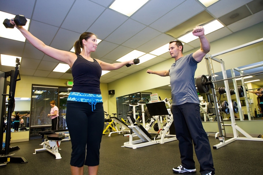 weightlifting at gym