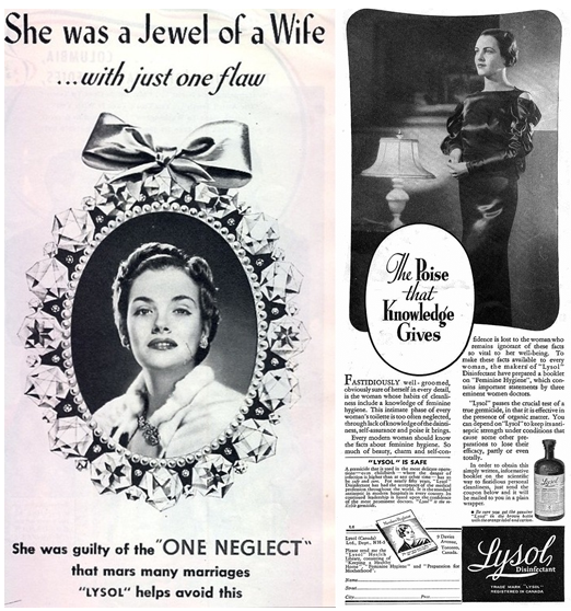 old magazine ad for lysol